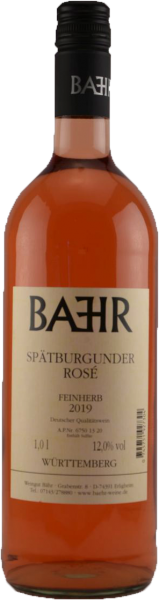 SPÄTBURGUNDER Rosé feinherb 2018/2019
